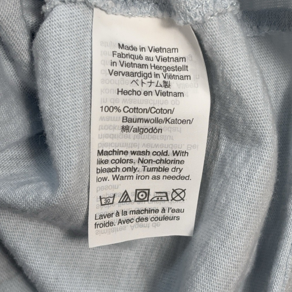 J.Crew Slub Cotton Henley‎ Shirt Men's M Light Blue L1965 - Picture 9 of 11